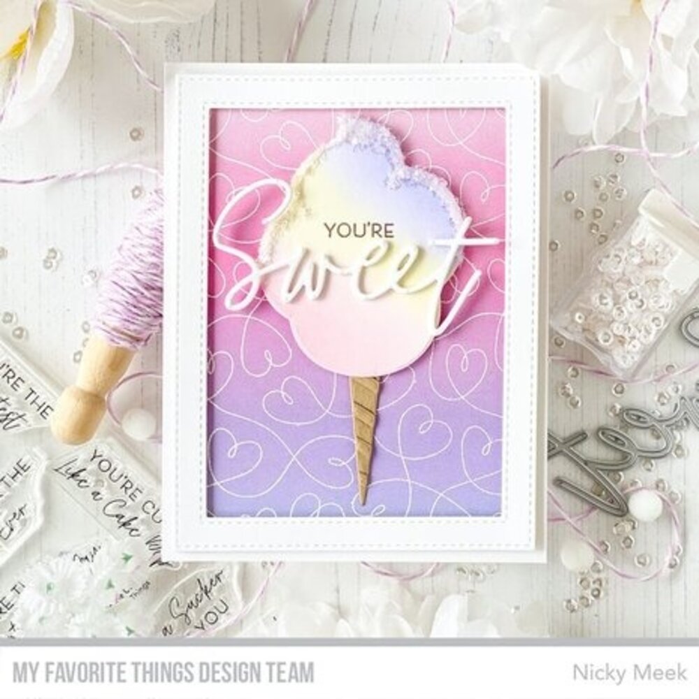 My Favorite Things Die-namics Cotton Candy Cone (MFT-2579)