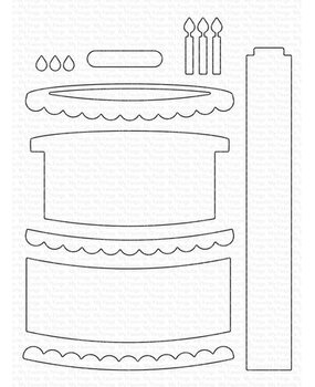 My Favorite Things Die-namics Interactive Birthday Cake (MFT-2585) My Favorite Things Die-namics Interactive Birthday Cake (MFT-2585)