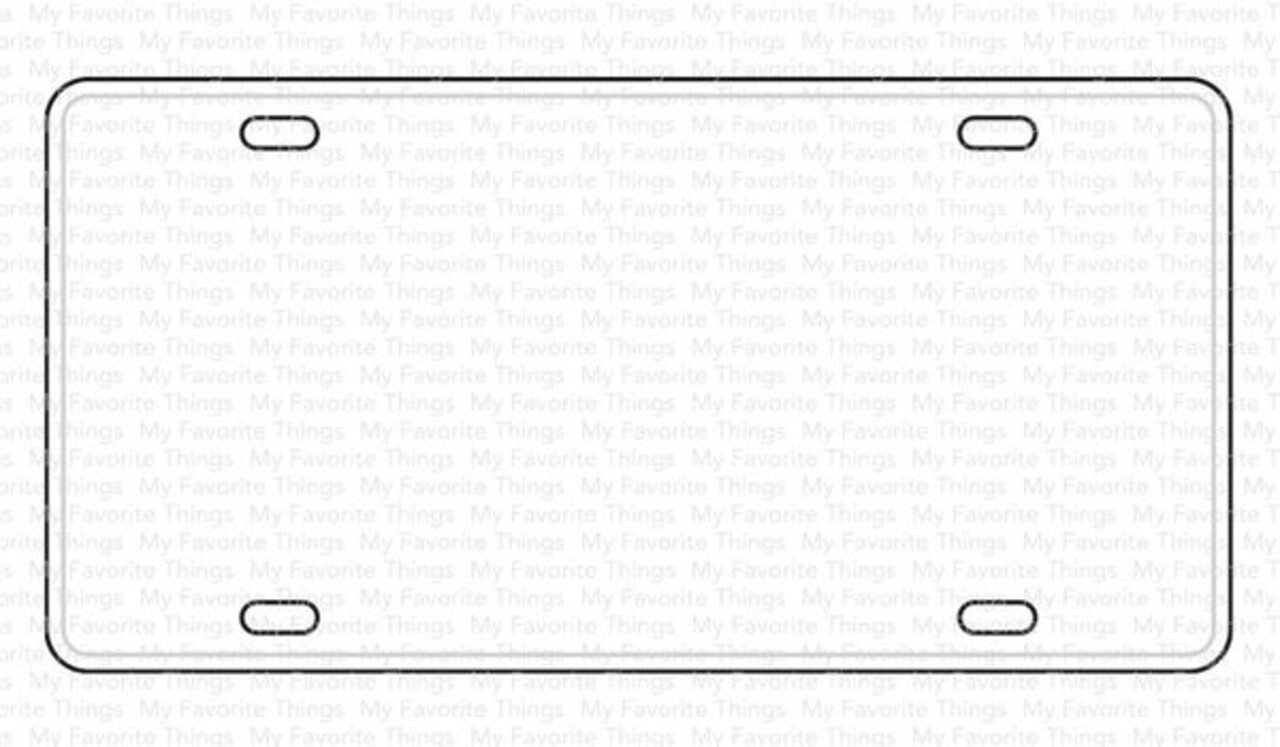 My Favorite Things Die-namics Vanity License Plate (MFT-2589)