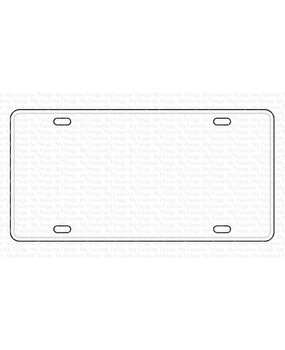 My Favorite Things Die-namics Vanity License Plate (MFT-2589)