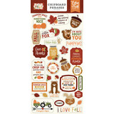 Echo Park I Love Fall 6x13 Inch Chipboard Phrases (LFA225022)*