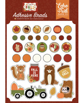 Echo Park I Love Fall Adhesive Brads (LFA225020) Echo Park I Love Fall Adhesive Brads (LFA225020)