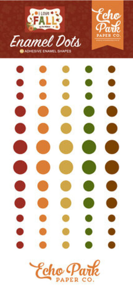 Echo Park I Love Fall Enamel Dots (LFA225028)