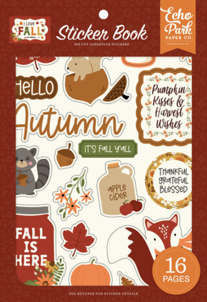 Echo Park I Love Fall Sticker Book (LFA225029) Echo Park I Love Fall Sticker Book (LFA225029)