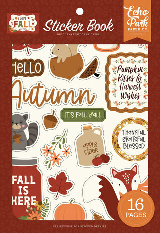 Echo Park I Love Fall Sticker Book (LFA225029) Echo Park I Love Fall Sticker Book (LFA225029)