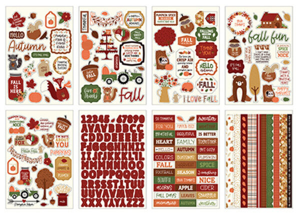 Echo Park I Love Fall Sticker Book (LFA225029) Echo Park I Love Fall Sticker Book (LFA225029)