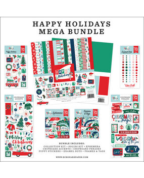 Echo Park Happy Holidays 12x12 Inch Mega Bundle (HPH327050) Echo Park Happy Holidays 12x12 Inch Mega Bundle (HPH327050)