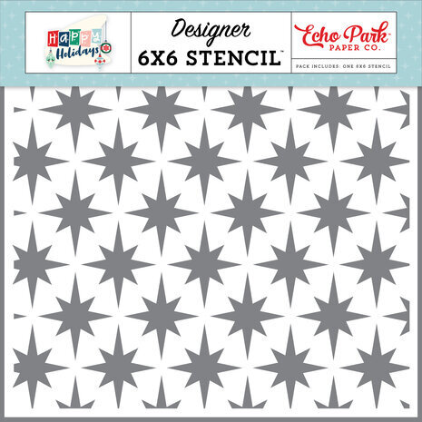 Echo Park Happy Holidays Just Believe Stars Stencil (HPH327034) Echo Park Happy Holidays Just Believe Stars Stencil (HPH327034)