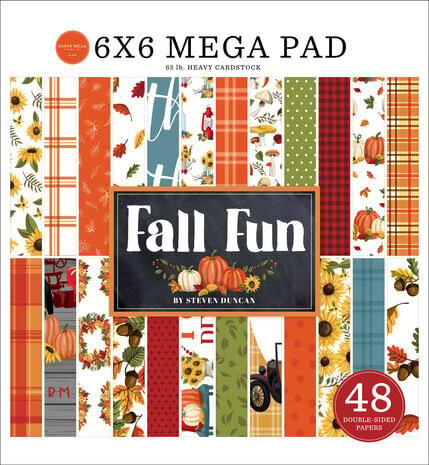 Carta Bella Fall Fun 6x6 Inch Mega Pad (CBFF326031) Carta Bella Fall Fun 6x6 Inch Mega Pad (CBFF326031)