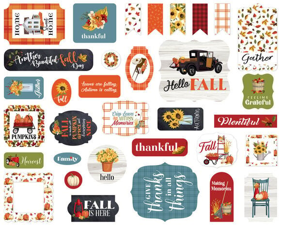 Carta Bella Fall Fun Ephemera (CBFF326024) Carta Bella Fall Fun Ephemera (CBFF326024)