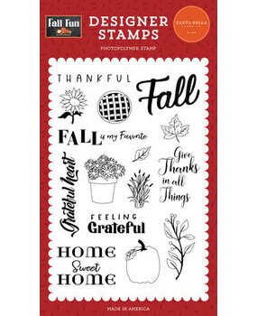 Carta Bella Fall Fun Fall Is My Favorite Clear Stamps (CBFF326042) Carta Bella Fall Fun Fall Is My Favorite Clear Stamps (CBFF326042)