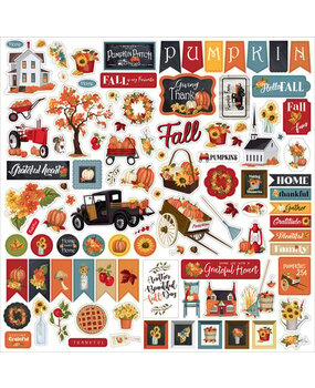 Carta Bella Fall Fun 12x12 Inch Element Sticker (CBFF326014) Carta Bella Fall Fun 12x12 Inch Element Sticker (CBFF326014)