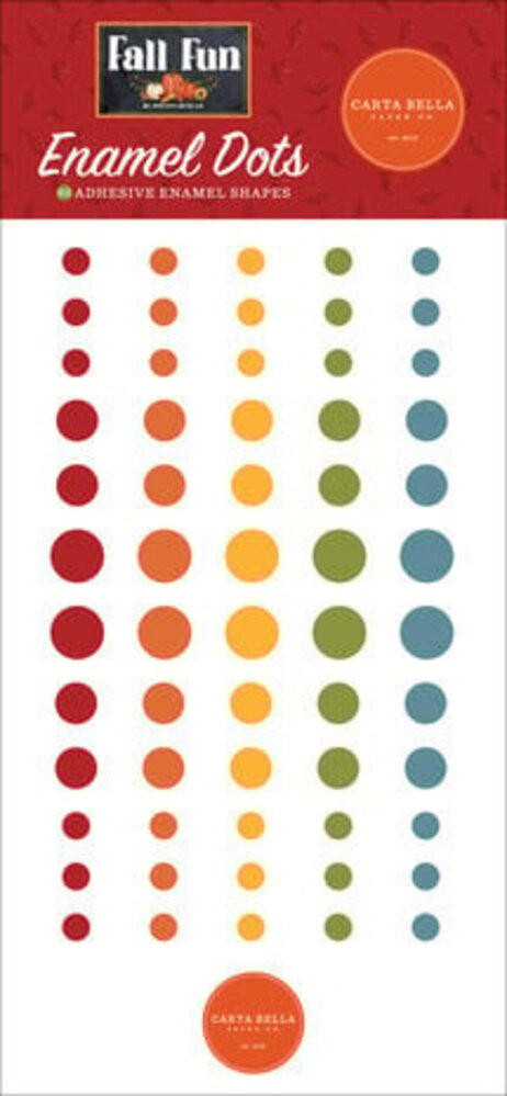 Carta Bella Fall Fun Enamel Dots (CBFF326028) Carta Bella Fall Fun Enamel Dots (CBFF326028)