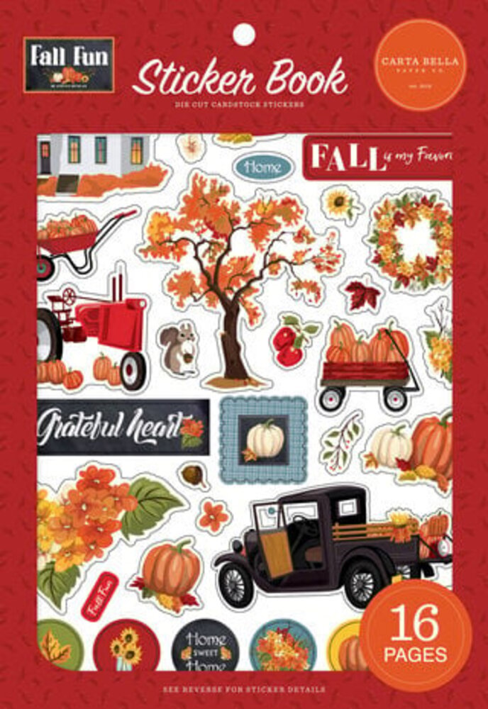 Carta Bella Fall Fun Sticker Book (CBFF326029) Carta Bella Fall Fun Sticker Book (CBFF326029)