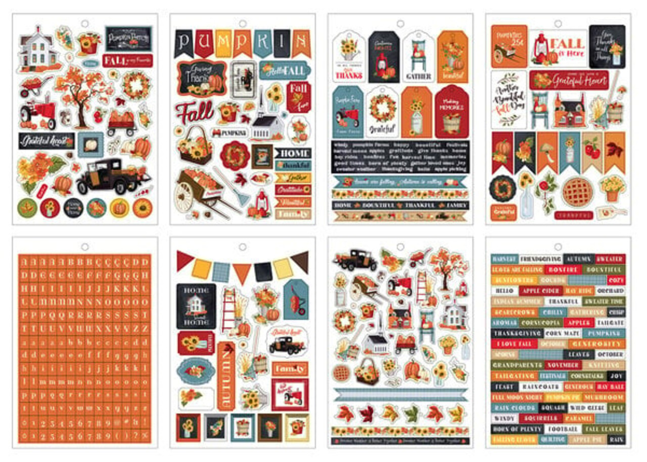Carta Bella Fall Fun Sticker Book (CBFF326029) Carta Bella Fall Fun Sticker Book (CBFF326029)