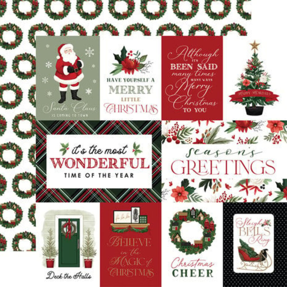 Carta Bella A Wonderful Christmas 12x12 Inch Collection Kit (CBAWC328016)