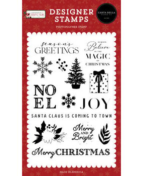 Carta Bella A Wonderful Christmas Always Believe Clear Stamps (CBAWC328044) Carta Bella A Wonderful Christmas Always Believe Clear Stamps (CBAWC328044)