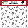 Carta Bella A Wonderful Christmas Seasonal Leaves Stencil (CBAWC328034) Carta Bella A Wonderful Christmas Seasonal Leaves Stencil (CBAWC328034)