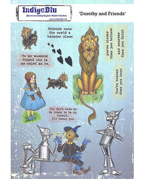 IndigoBlu Dorothy and Friends A5 Rubber Stamps (IND1141) IndigoBlu Dorothy and Friends A5 Rubber Stamps (IND1141)