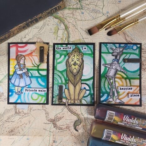 IndigoBlu Dorothy and Friends A5 Rubber Stamps (IND1141)