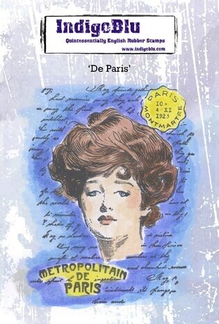 IndigoBlu De Paris A6 Rubber Stamps (IND1126)