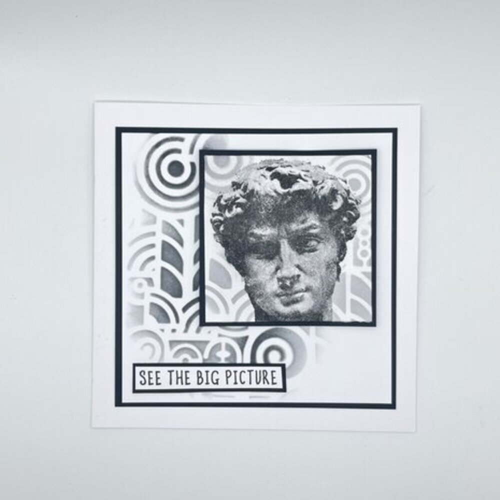 IndigoBlu David A6 Rubber Stamps (IND1127)