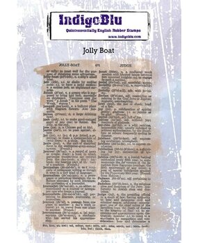 IndigoBlu Jolly Boat Dictionary A6 Rubber Stamps (IND1128) IndigoBlu Jolly Boat Dictionary A6 Rubber Stamps (IND1128)