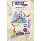 IndigoBlu Winter Lodge A6 Rubber Stamps (IND1152)