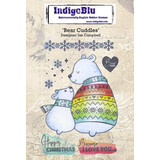 IndigoBlu Bear Cuddles A6 Rubber Stamps (IND1155)
