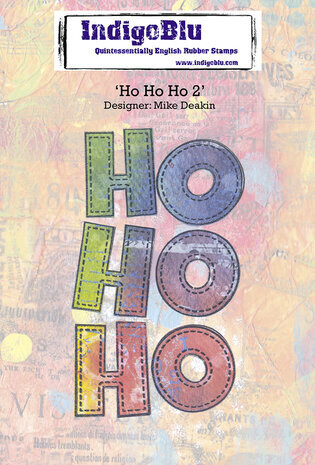 IndigoBlu Ho Ho Ho II A6 Rubber Stamps (IND1158)