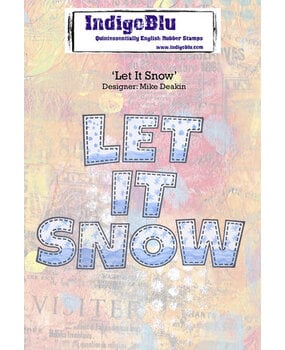 IndigoBlu Let It Snow A6 Rubber Stamps (IND1159)