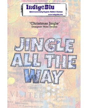 IndigoBlu Christmas Jingle A6 Rubber Stamps (IND1161)
