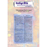 IndigoBlu Christmas Dictionary A6 Rubber Stamps (IND1162)
