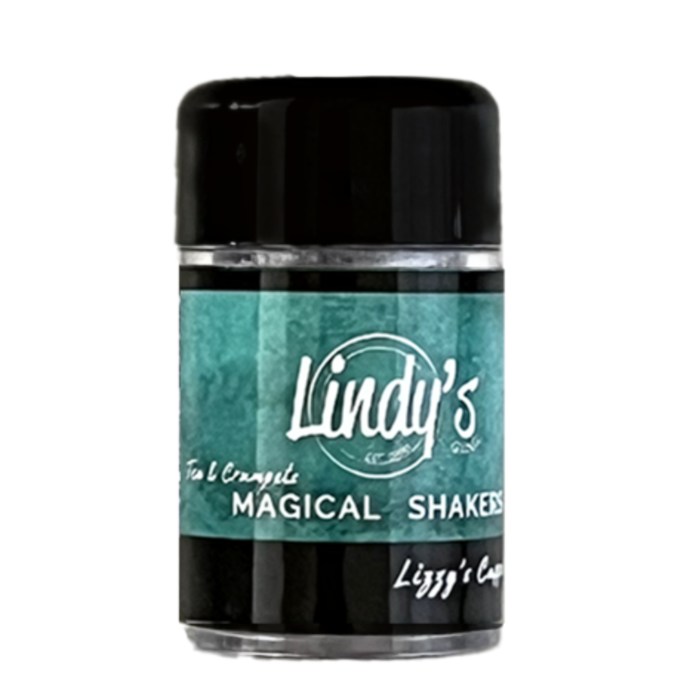 Lindy's Stamp Gang Lizzy's Cuppa' Tea Teal Magical Shaker 2.0 (mshaker-006)