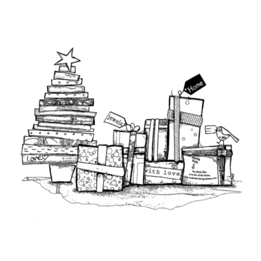 Crafty Individuals Yuletide Unmounted Rubber Stamps (CI-631) Crafty Individuals Yuletide Unmounted Rubber Stamps (CI-631)