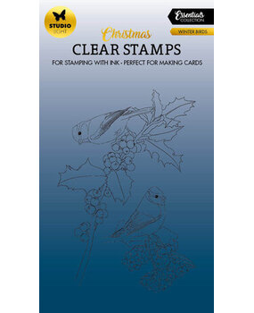 Studio Light Christmas Essentials Clear Stamp Winter Birds (SL-ES-STAMP478) Studio Light Christmas Essentials Clear Stamp Winter Birds (SL-ES-STAMP478)