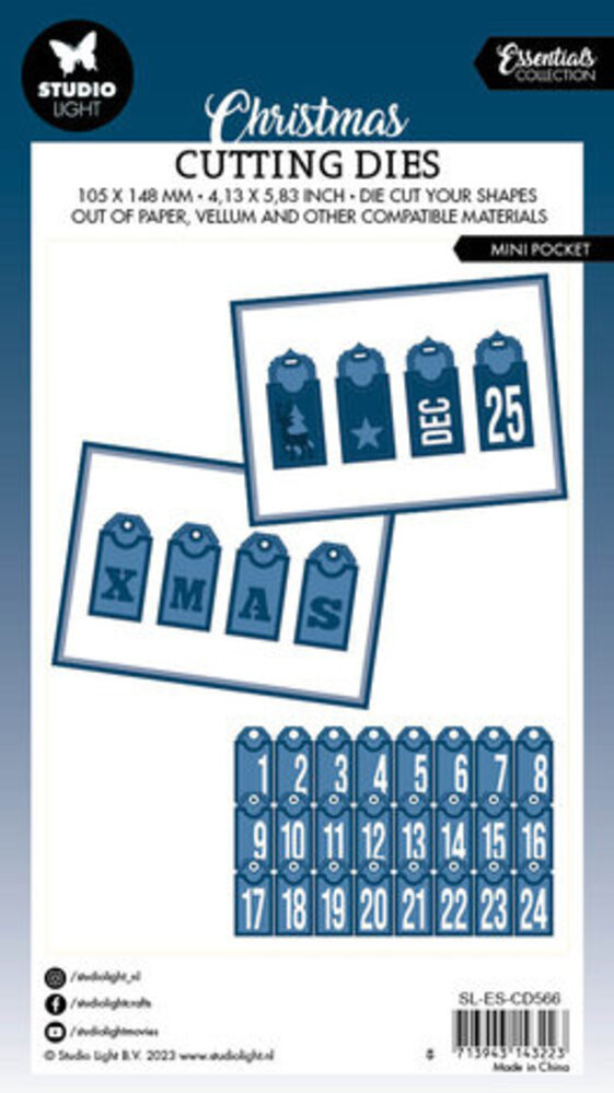 Studio Light Christmas Essentials Snijmal Mini Pocket (SL-ES-CD566) Studio Light Christmas Essentials Snijmal Mini Pocket (SL-ES-CD566)