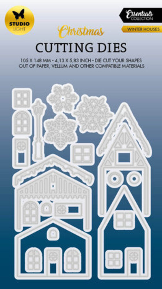 Studio Light Christmas Essentials Snijmal Winter Houses (SL-ES-CD567) Studio Light Christmas Essentials Snijmal Winter Houses (SL-ES-CD567)