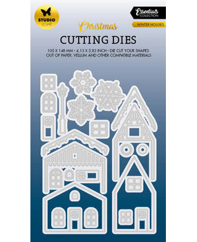 Studio Light Christmas Essentials Snijmal Winter Houses (SL-ES-CD567) Studio Light Christmas Essentials Snijmal Winter Houses (SL-ES-CD567)