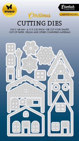 Studio Light Christmas Essentials Snijmal Winter Houses (SL-ES-CD567) Studio Light Christmas Essentials Snijmal Winter Houses (SL-ES-CD567)