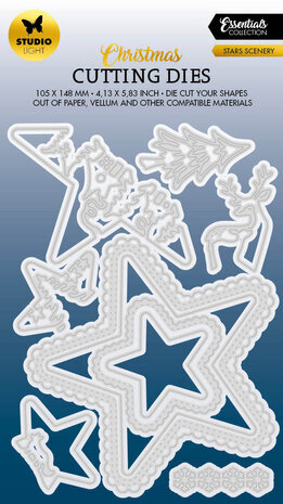 Studio Light Christmas Essentials Snijmal Star Scenery (SL-ES-CD568) Studio Light Christmas Essentials Snijmal Star Scenery (SL-ES-CD568)