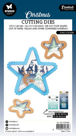 Studio Light Christmas Essentials Snijmal Star Scenery (SL-ES-CD568) Studio Light Christmas Essentials Snijmal Star Scenery (SL-ES-CD568)
