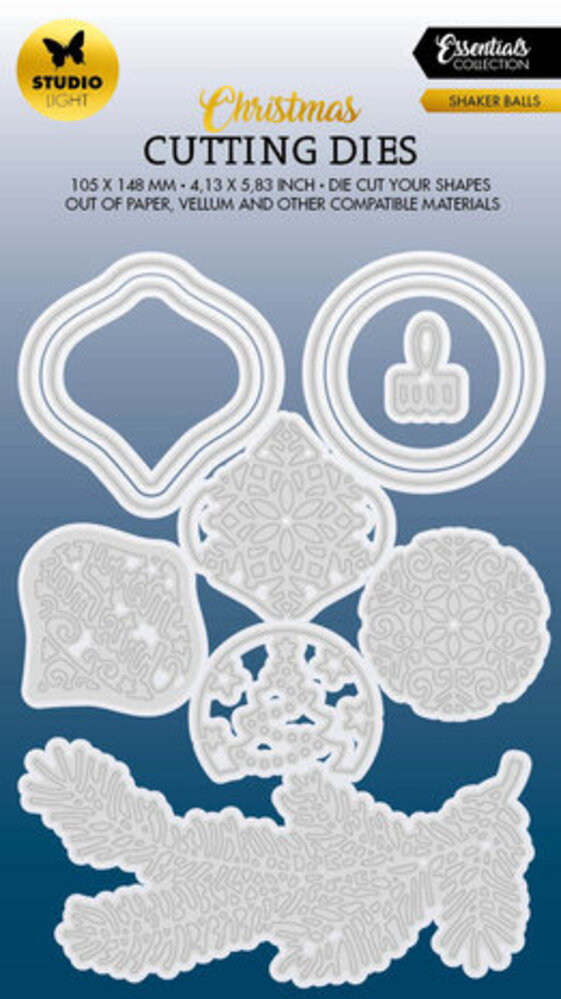 Studio Light Christmas Essentials Snijmal Shaker Balls (SL-ES-CD569) Studio Light Christmas Essentials Snijmal Shaker Balls (SL-ES-CD569)