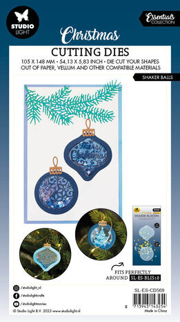 Studio Light Christmas Essentials Snijmal Shaker Balls (SL-ES-CD569) Studio Light Christmas Essentials Snijmal Shaker Balls (SL-ES-CD569)