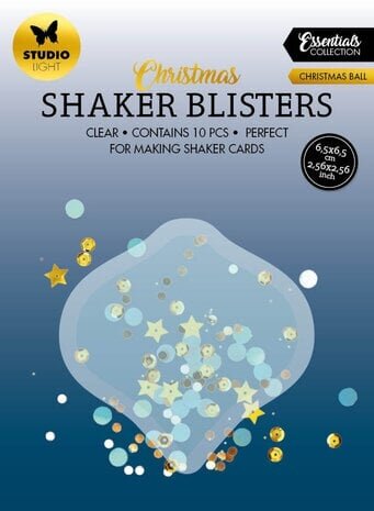 Studio Light Christmas Essentials Shaker Blisters Christmas Ball (SL-ES-BLIS17)