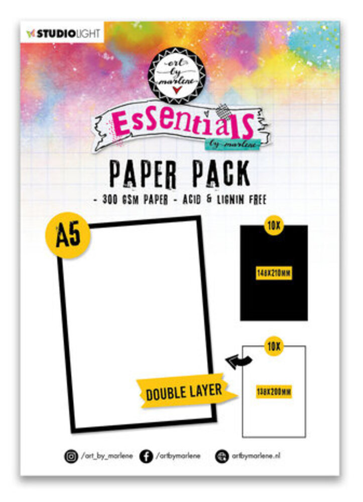Studio Light Essentials A5 Double Layer Paper Pack (ABM-ES-PP104)