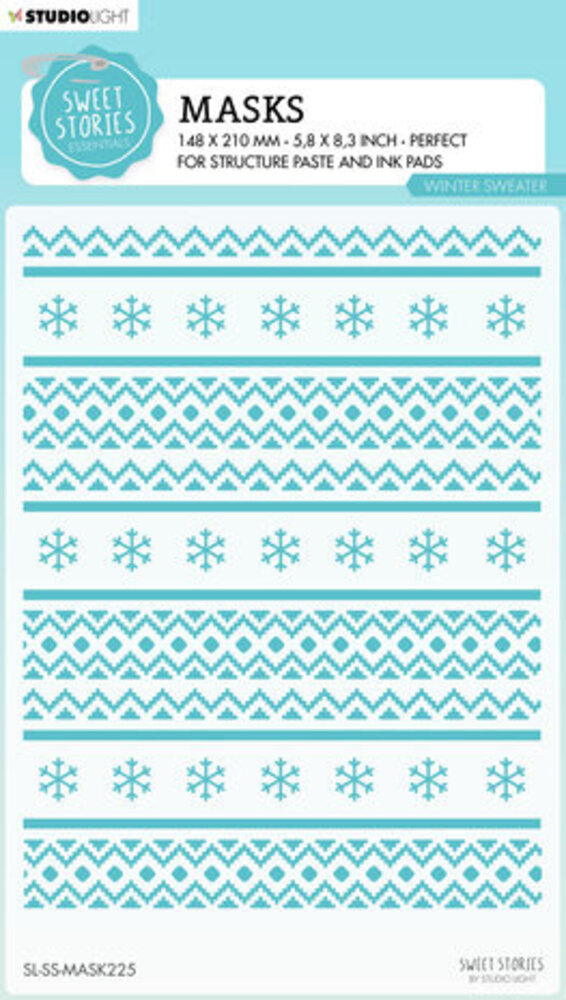 Studio Light Sweet Stories Masking Stencil Winter Sweater (SL-SS-MASK225) Studio Light Sweet Stories Masking Stencil Winter Sweater (SL-SS-MASK225)