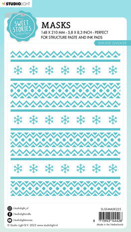 Studio Light Sweet Stories Masking Stencil Winter Sweater (SL-SS-MASK225) Studio Light Sweet Stories Masking Stencil Winter Sweater (SL-SS-MASK225)