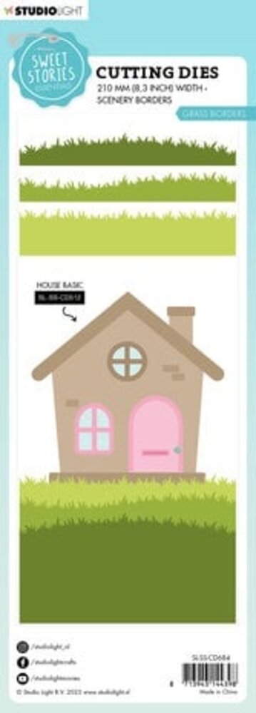 Studio Light Sweet Stories Snijmal Grass Borders (SL-SS-CD684)