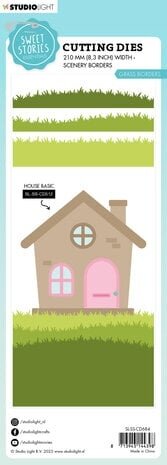 Studio Light Sweet Stories Snijmal Grass Borders (SL-SS-CD684)